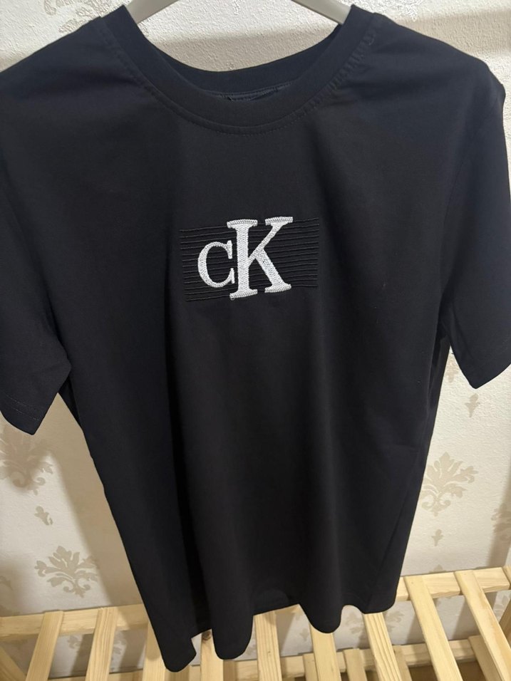 CK Calvin Klein Siyah Oversize Premium Unisex TShirt - Görsel 4