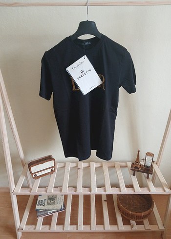 Dior Siyah Premium Tişört - Görsel 7