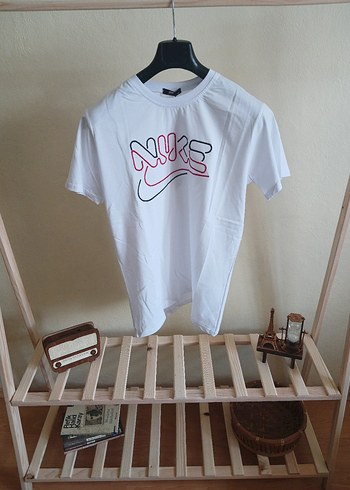 Beyaz Nike Baskılı Erkek Tişört - Görsel 6