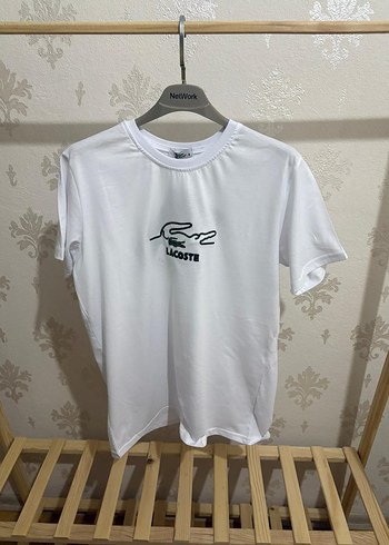 Lacoste Beyaz Premium Tişört - Görsel 8