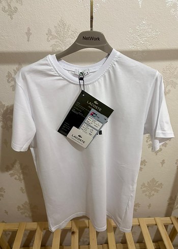 Lacoste Beyaz Premium Tişört - Görsel 4
