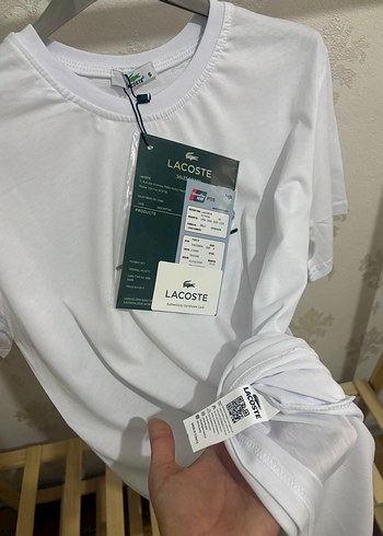 Lacoste Beyaz Premium Tişört - Görsel 7
