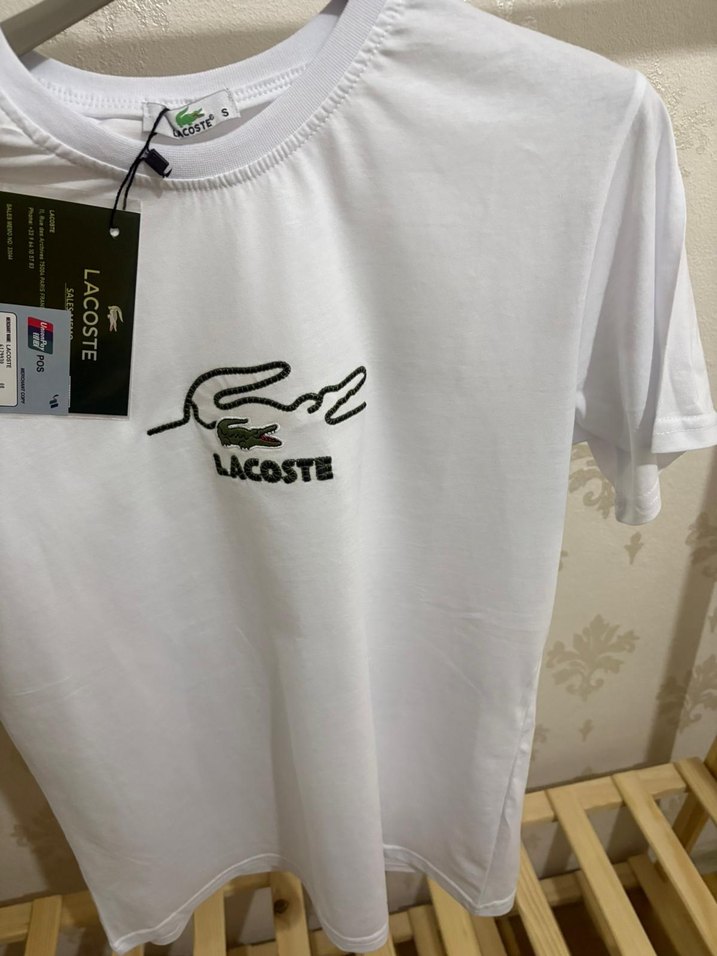 Lacoste Beyaz Premium Tişört - Görsel 5