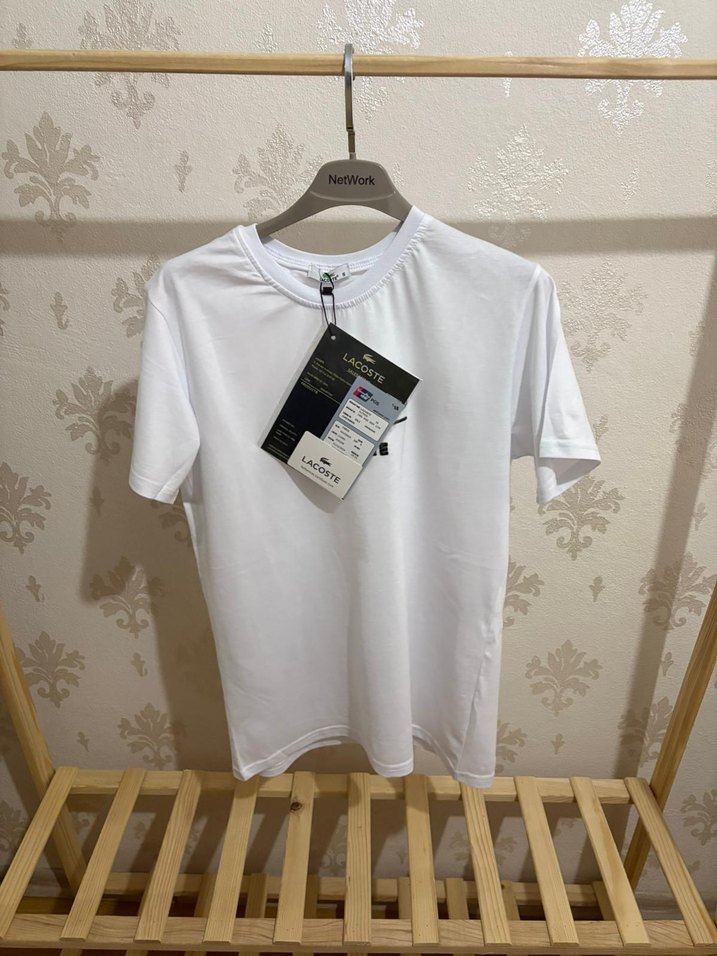 Lacoste Beyaz Premium Tişört - Görsel 3