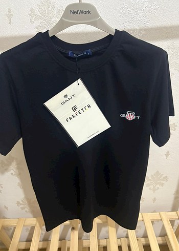Gant Siyah Premium Nakışlı T-Shirt - Görsel 7
