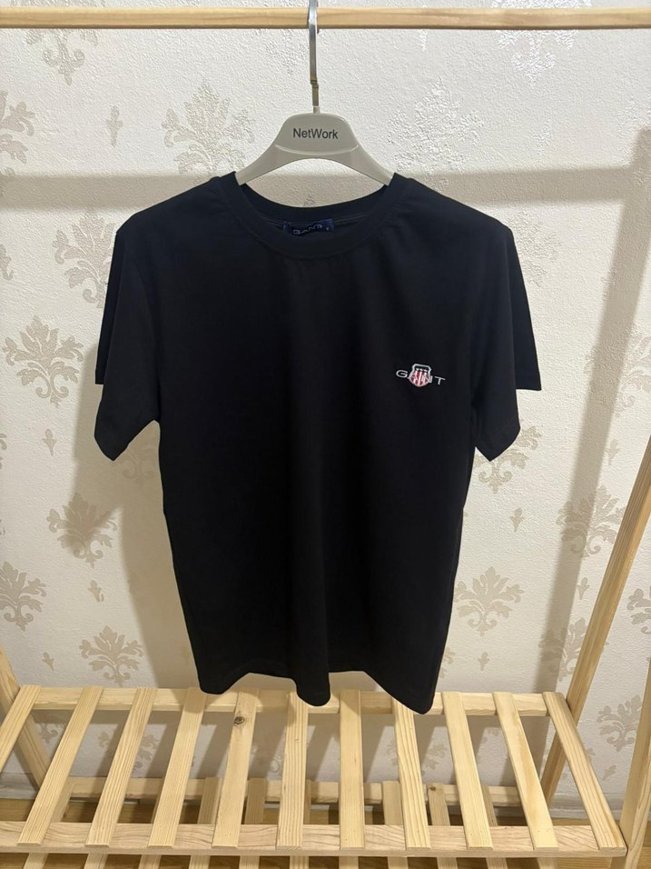 Gant Siyah Premium Nakışlı T-Shirt - Görsel 3