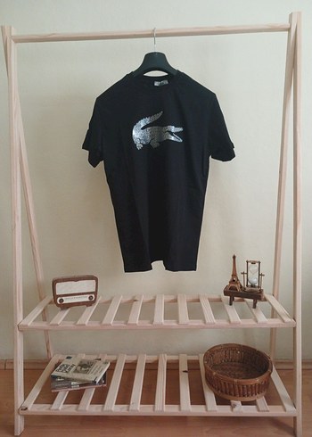 Lacoste Siyah Premium Tişört - Görsel 2