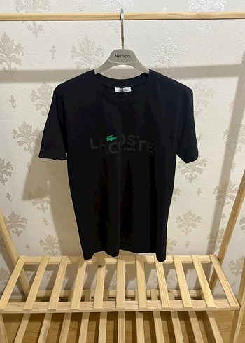 Lacoste Siyah Premium Tişört - Görsel 2