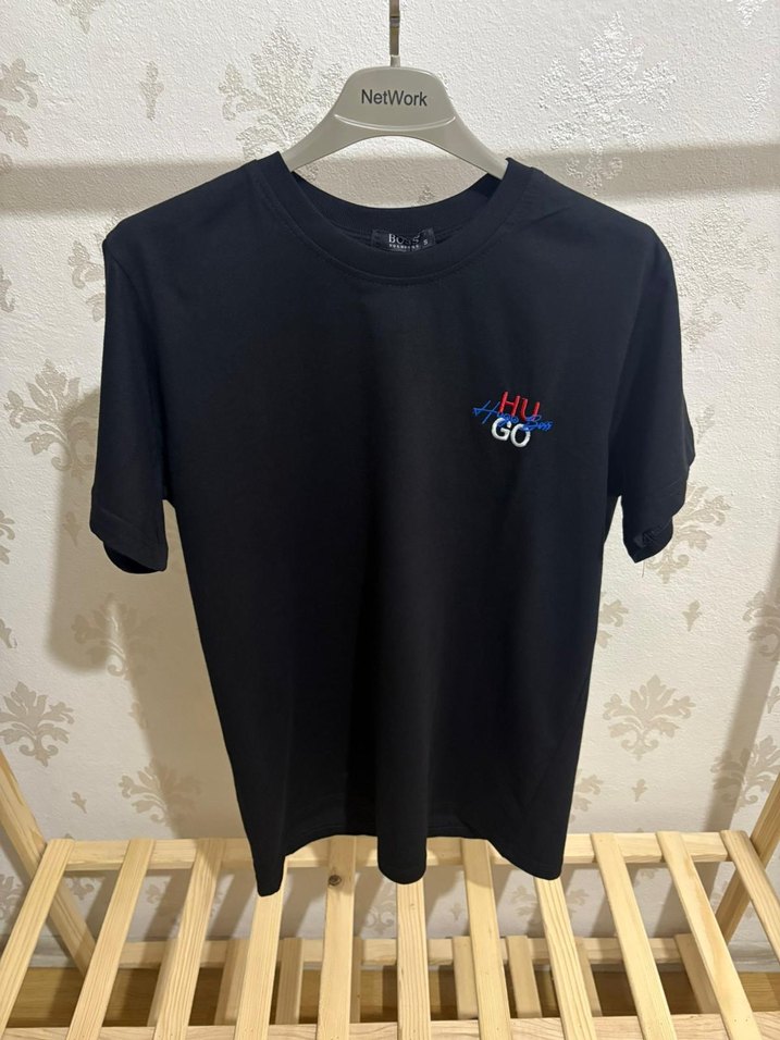 Hugo Boss Siyah Premium Tişört - Görsel 3