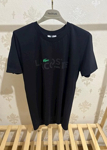 Lacoste Siyah Premium Unisex Tişört - Görsel 7