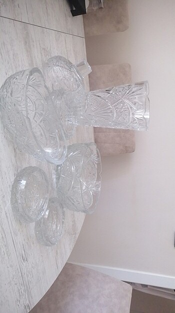 Paşabahçe Kristal gondol takımı