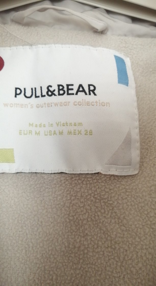 Düğmeli Bej Mini Kadın mont - Görsel 2