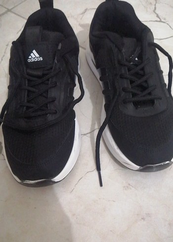 Adidas Siyah Bağcıklı kadın Spor Ayakkabı