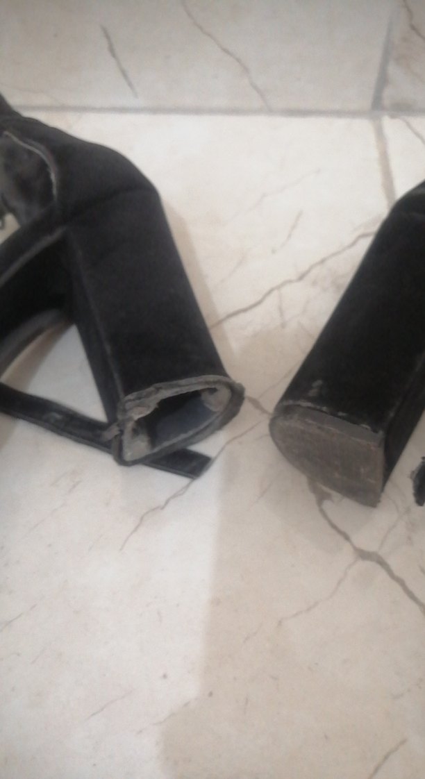 Siyah Tokalı Blok Topuklu Kadın Abiye Ayakkabı - Görsel 5