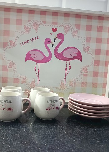 Flamingo kahve Fincan takımı