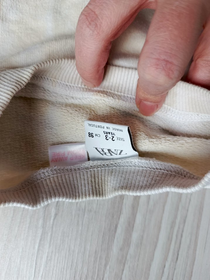 Çocuk Gri Sweatshirt ve Siyah Tayt - Görsel 4