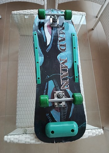 Mavi Çocuk Kaykay Tahtası MAD MAN - Görsel 2