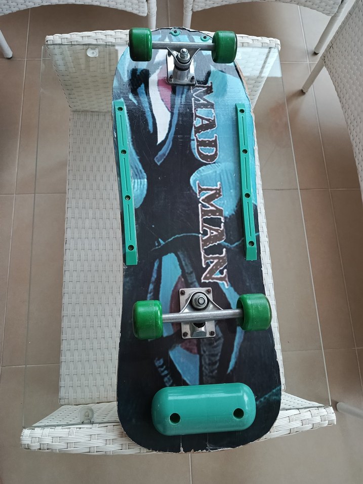 Mavi Çocuk Kaykay Tahtası MAD MAN - Görsel 2