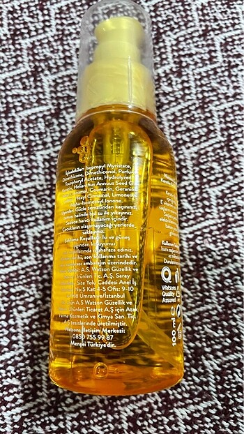 Diğer Watsons Marka Besleyici Saç Bakım Yağı