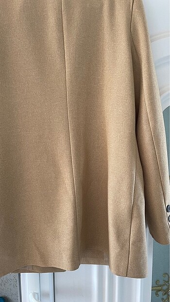 s Beden camel Renk Blazer Ceket