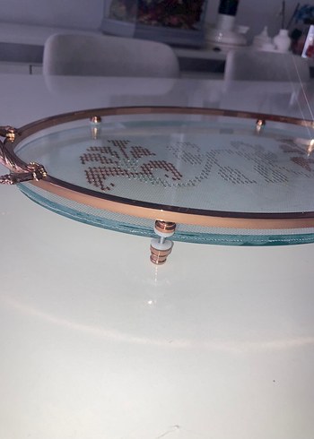 Tel kırma cam tepsi - Görsel 5