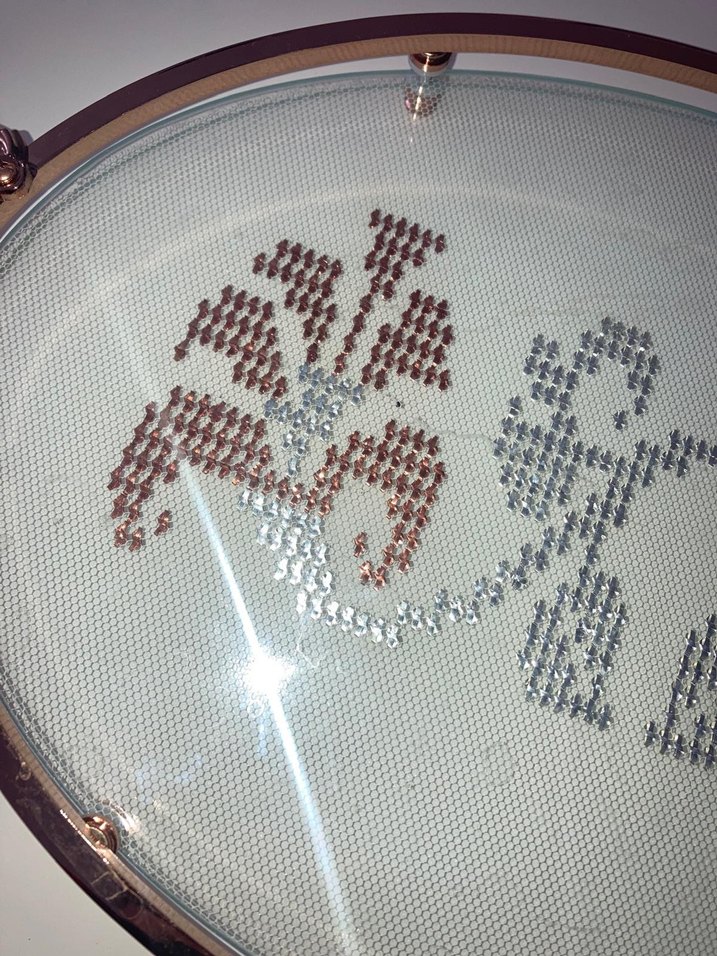 Tel kırma cam tepsi - Görsel 4