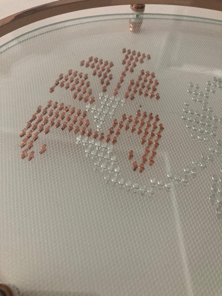 Tel kırma cam tepsi - Görsel 3