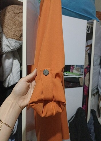 Turuncu Blazer Ceket 