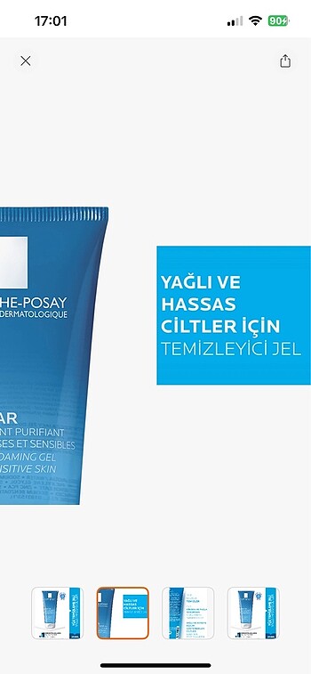 La Roche Posay Yüz temizleme jeli
