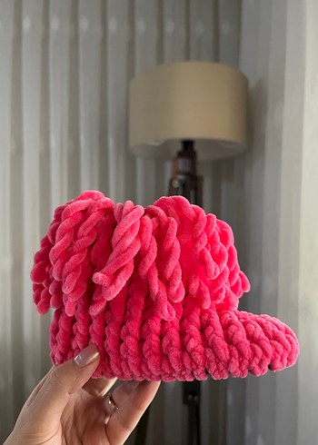 Kızlar için Renkli Örgü Sıcak Ev Terliği - Görsel 2