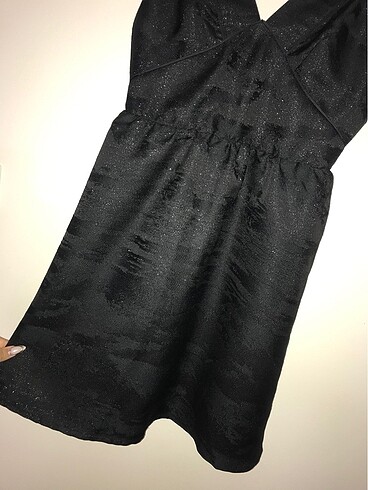 s Beden siyah Renk H&M şık gece elbisesi