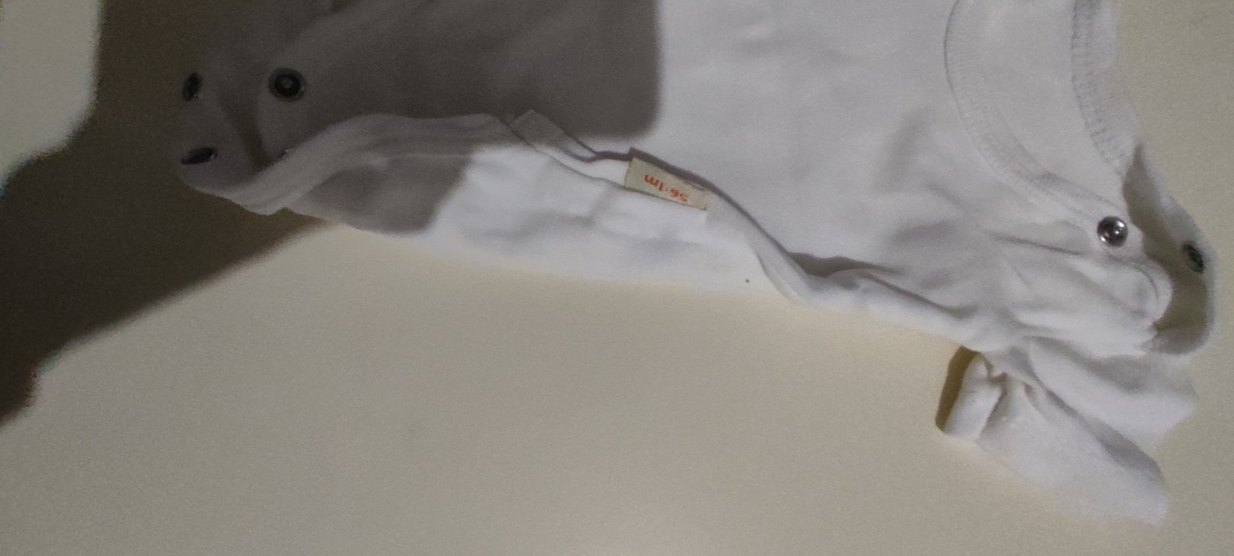 Bebek Kısa KolluBeyaz Body - Görsel 3