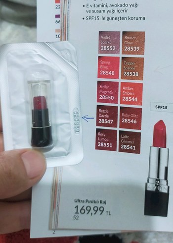 Beden avon ruj 2 adet fiyatı 30 TL