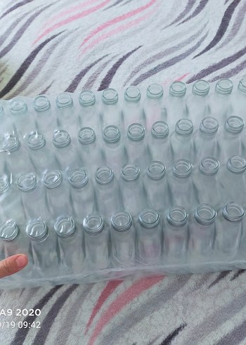 200 ml yassı cam şişe - Görsel 4