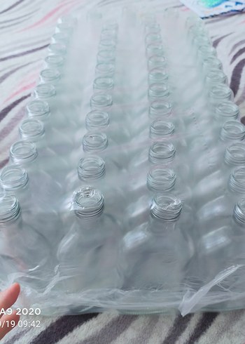 200 ml yassı cam şişe - Görsel 5