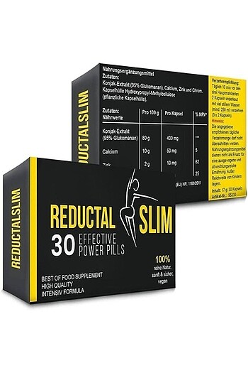 REDUCTAL SLİM Reductal Slim 30 Capsul Germany zayıflama kilo ver