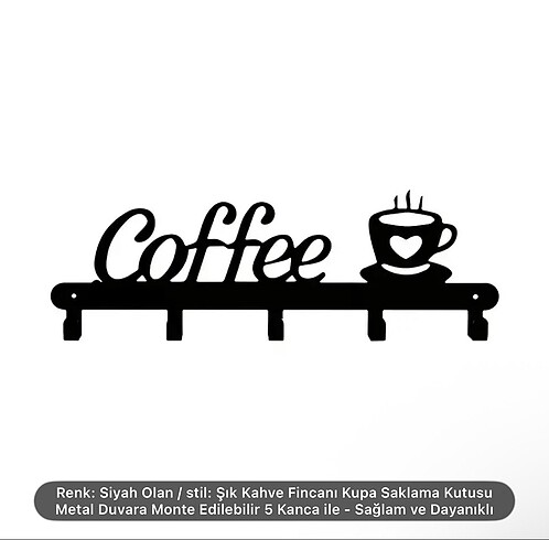 Fincan askılığı - Görsel 3