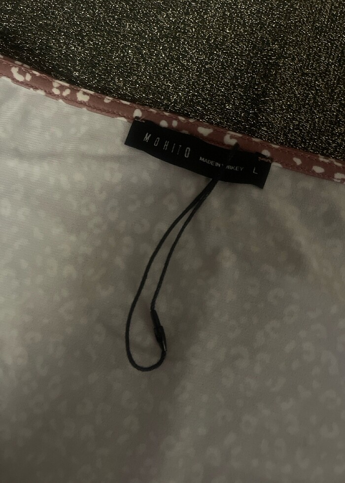 Dökümlü kruvaze bluz - Görsel 3