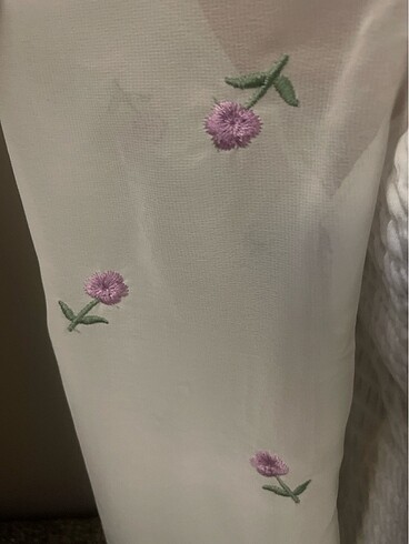 Thopshow kolları tül bluz XL - Görsel 5