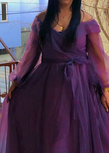 Uzun abiye elbise - Görsel 3