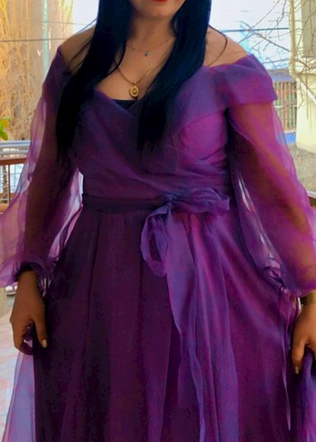 Uzun abiye elbise - Görsel 4