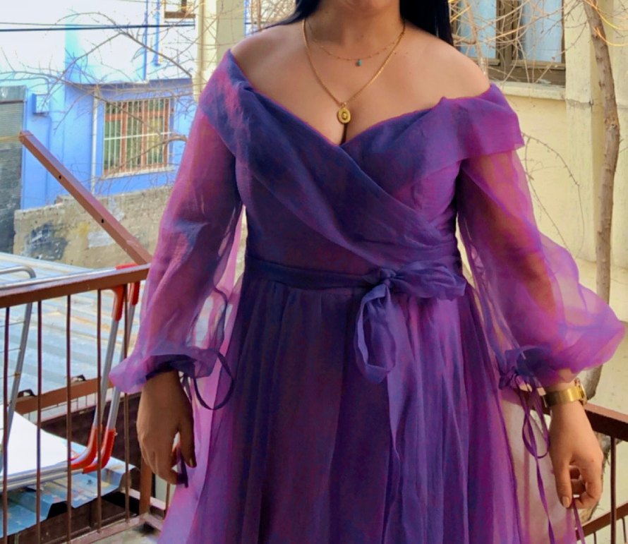 Uzun abiye elbise - Görsel 5