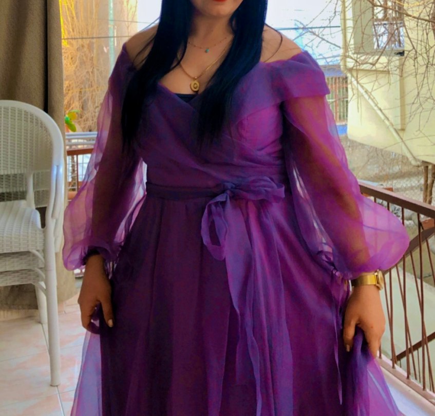 Uzun abiye elbise - Görsel 4