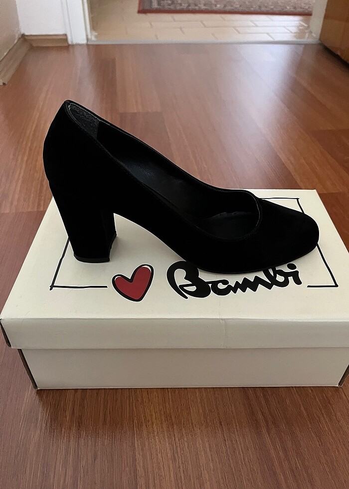 Bambi Bayan Klasik Süvet Ayakkabı - Görsel 2