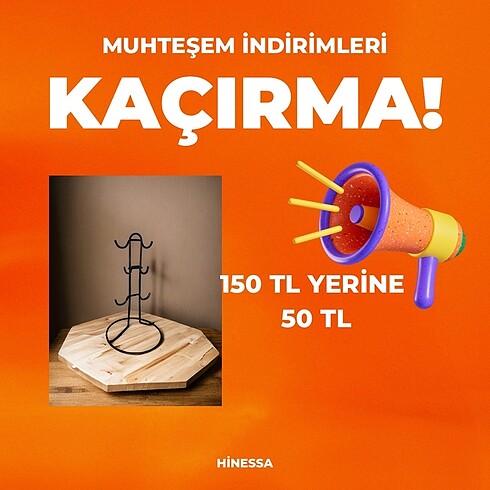 Fincan standı kampanya