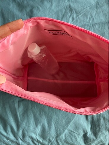 Beden pembe Renk Juicy Couture pembe makyaj çantası