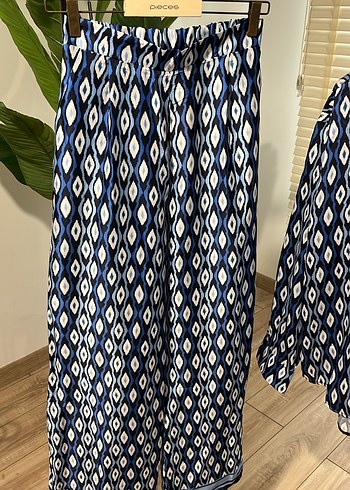 Bohem V Yaka Uzun Kollu kadın ikili  Takım - Görsel 2