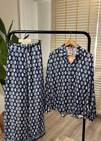 Bohem V Yaka Uzun Kollu kadın ikili  Takım - Görsel 3