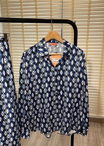 Bohem V Yaka Uzun Kollu kadın ikili  Takım - Görsel 4