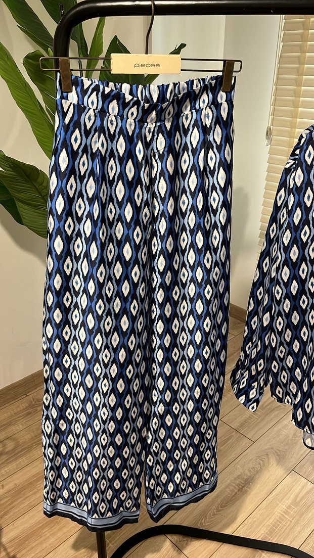 Bohem V Yaka Uzun Kollu kadın ikili  Takım - Görsel 2